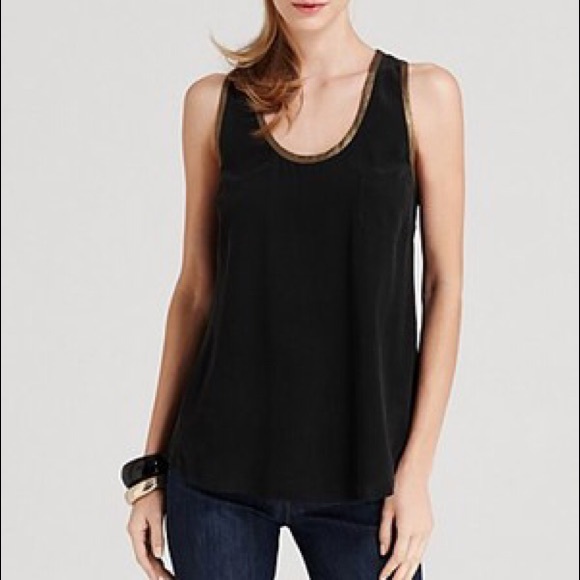 joie silk tank top